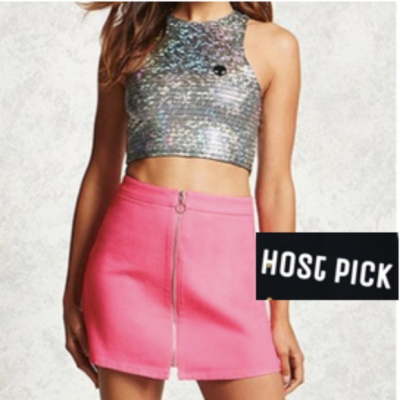 Forever 21 Dresses & Skirts - HOST PICK NWT Contemporary A-Line Denim Skirt